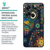 Owl Art Glass Case for Oppo F23 5G