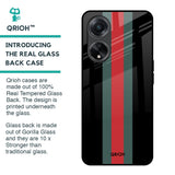 Vertical Stripes Glass Case for Oppo F23 5G