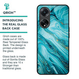 Ocean Marble Glass Case for Oppo F23 5G