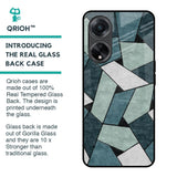 Abstact Tiles Glass Case for Oppo F23 5G
