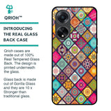 Multicolor Mandala Glass Case for Oppo F23 5G