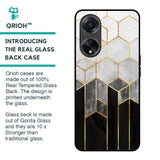 Tricolor Pattern Glass Case for Oppo F23 5G