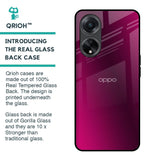 Pink Burst Glass Case for Oppo F23 5G