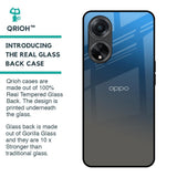 Blue Grey Ombre Glass Case for Oppo F23 5G