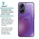 Ultraviolet Gradient Glass Case for Oppo F23 5G