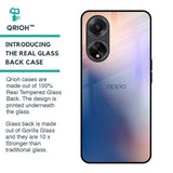 Blue Mauve Gradient Glass Case for Oppo F23 5G