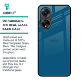 Cobalt Blue Glass Case for Oppo F23 5G