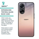 Golden Mauve Glass Case for Oppo F23 5G