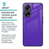 Amethyst Purple Glass Case for Oppo F23 5G
