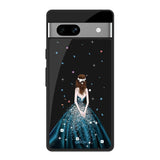 Queen Of Fashion Google Pixel 7A Glass Back Cover Online