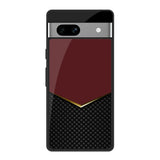 Shining Chevron Red Google Pixel 7A Glass Back Cover Online