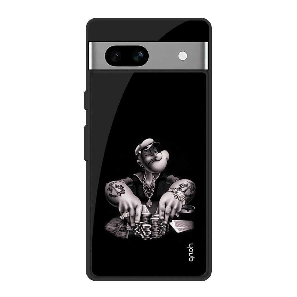 Gambling Problem Google Pixel 7A Glass Back Cover Online