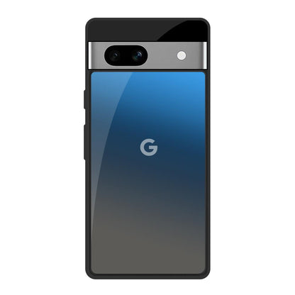 Blue Grey Ombre Google Pixel 7A Glass Back Cover Online