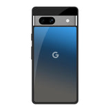 Blue Grey Ombre Google Pixel 7A Glass Back Cover Online