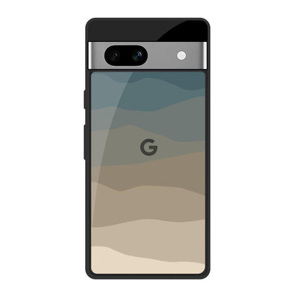 Abstract Mountain Pattern Google Pixel 7A Glass Back Cover Online