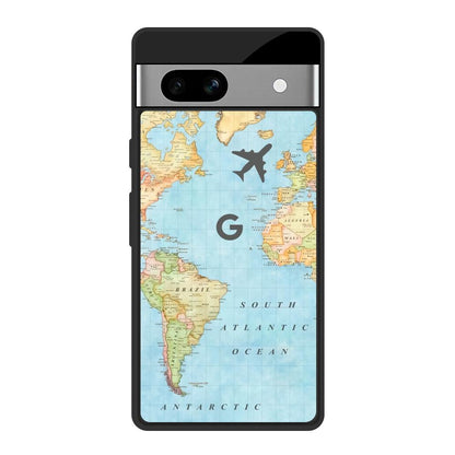 Fly Around The World Google Pixel 7A Glass Back Cover Online