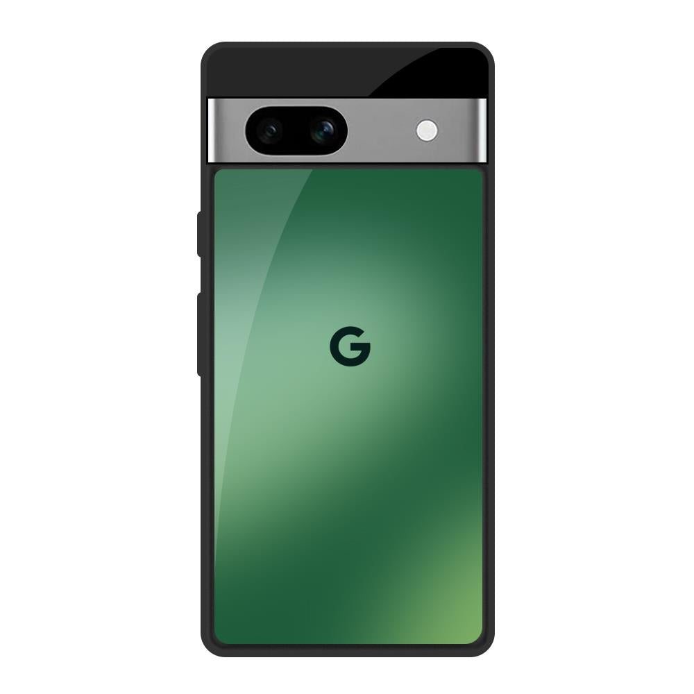 Green Grunge Texture Google Pixel 7A Glass Back Cover Online