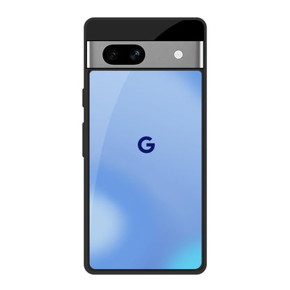 Vibrant Blue Texture Google Pixel 7A Glass Back Cover Online
