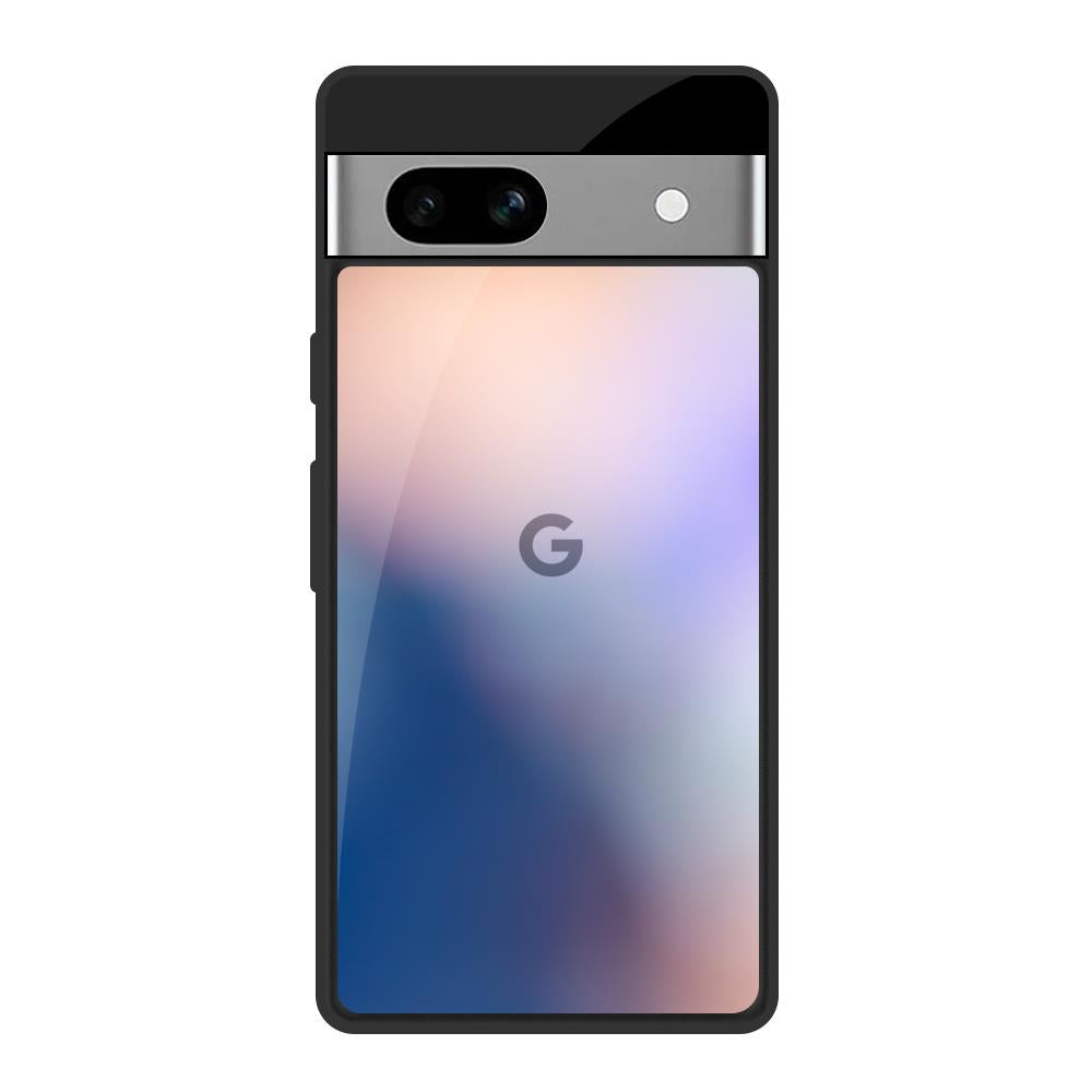 Blue Mauve Gradient Google Pixel 7A Glass Back Cover Online