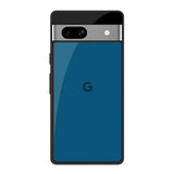 Cobalt Blue Google Pixel 7A Glass Back Cover Online