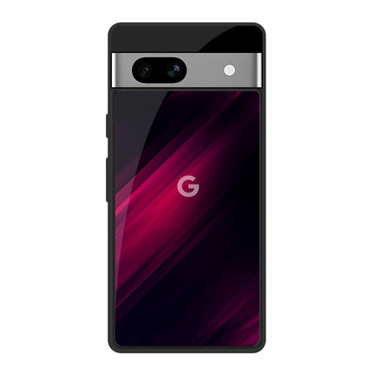 Razor Black Google Pixel 7A Glass Back Cover Online