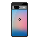 Blue & Pink Ombre Google Pixel 7A Glass Back Cover Online