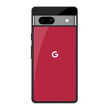 Solo Maroon Google Pixel 7A Glass Back Cover Online