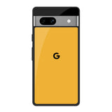 Fluorescent Yellow Google Pixel 7A Glass Back Cover Online