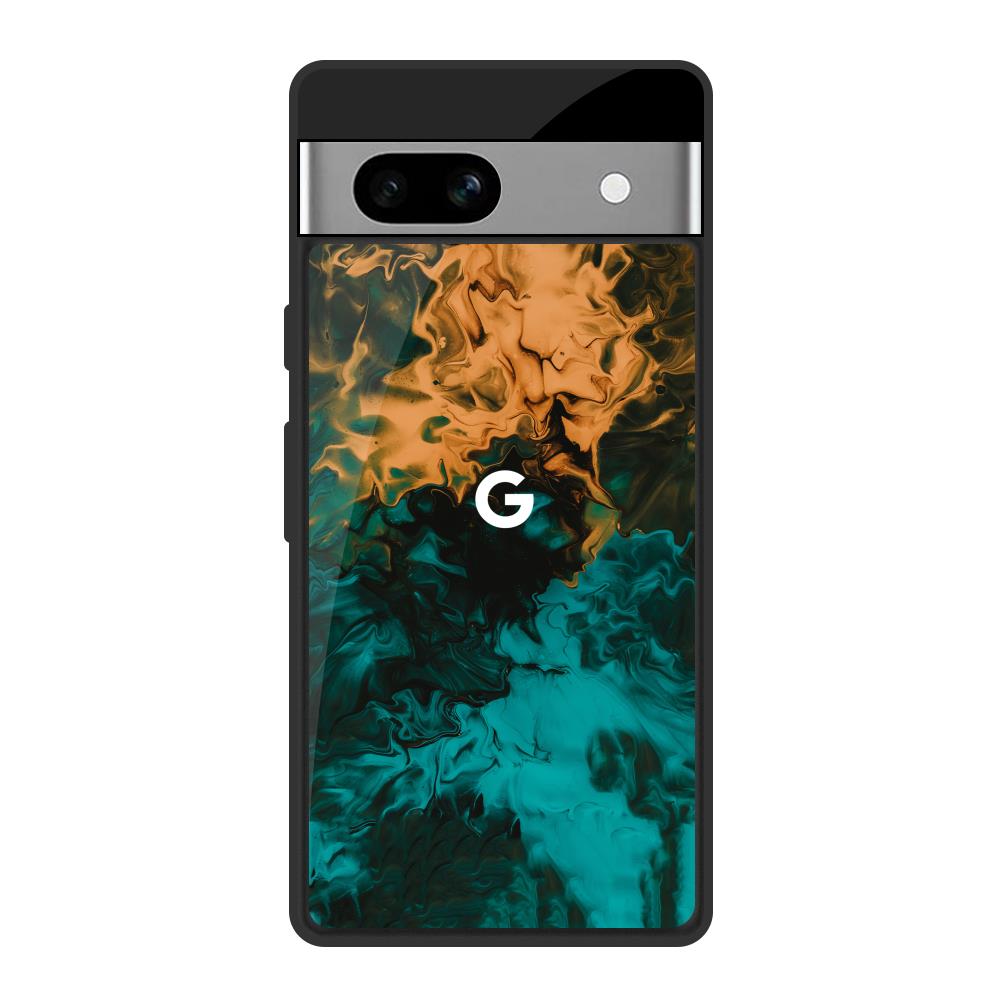 Watercolor Wave Google Pixel 7A Glass Back Cover Online
