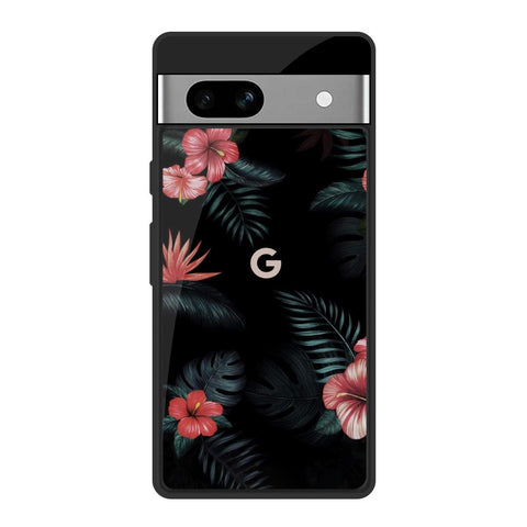 Tropical Art Flower Google Pixel 7A Glass Back Cover Online