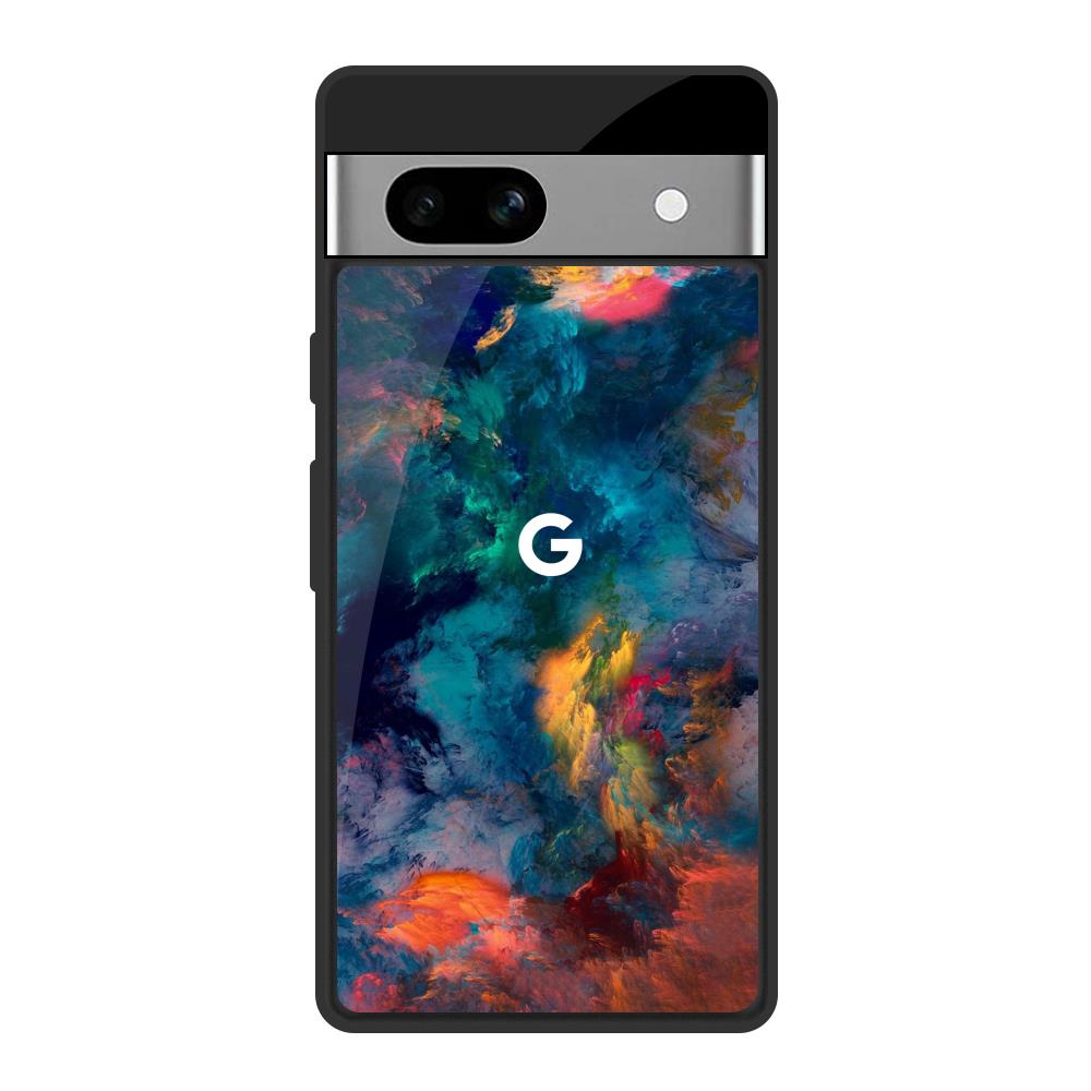 Colored Storm Google Pixel 7A Glass Back Cover Online