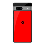 Blood Red Google Pixel 7A Glass Back Cover Online