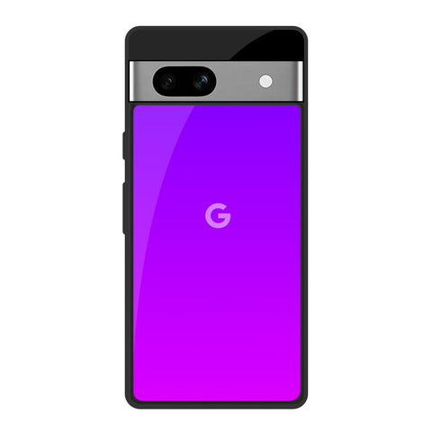 Purple Pink Google Pixel 7A Glass Back Cover Online