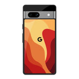 Magma Color Pattern Google Pixel 7A Glass Back Cover Online