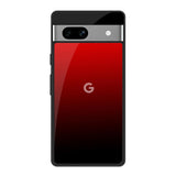 Maroon Faded Google Pixel 7A Glass Back Cover Online