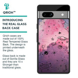 Space Doodles Glass Case for Google Pixel 7A