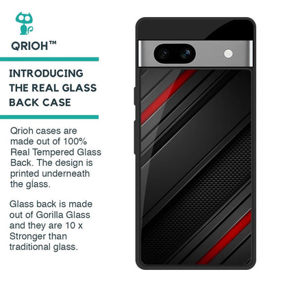 Modern Abstract Glass Case for Google Pixel 7A