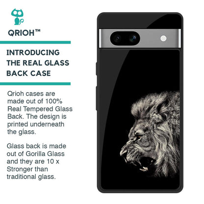 Brave Lion Glass Case for Google Pixel 7A
