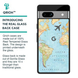 Fly Around The World Glass Case for Google Pixel 7A