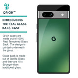 Green Grunge Texture Glass Case for Google Pixel 7A