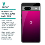 Purple Ombre Pattern Glass Case for Google Pixel 7A
