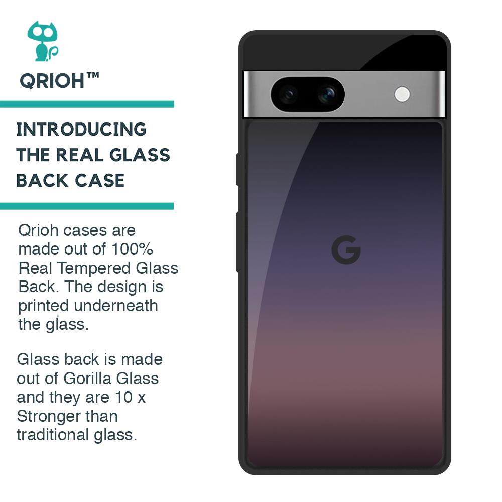 Grey Ombre Glass Case for Google Pixel 7A