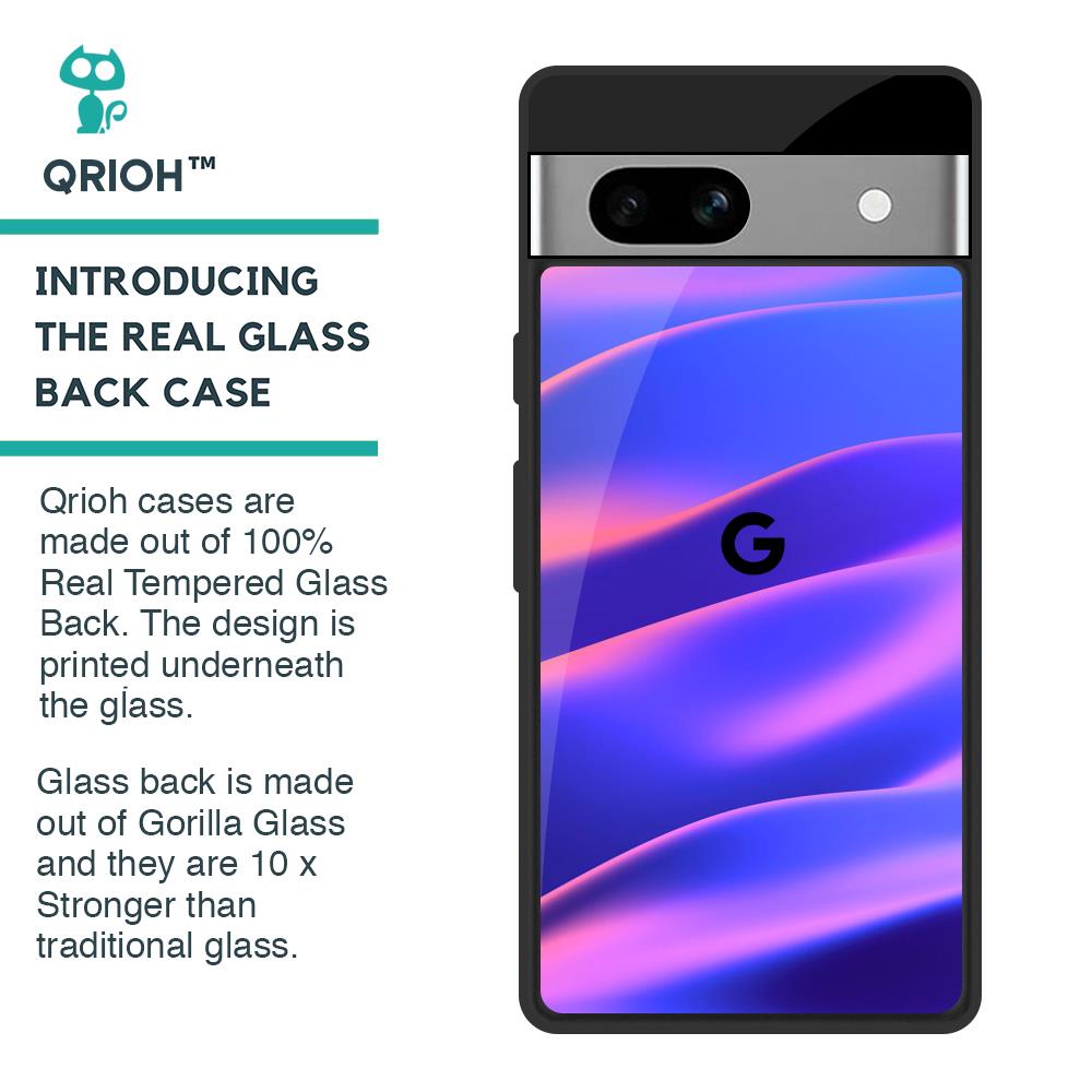 Colorful Dunes Glass Case for Google Pixel 7A