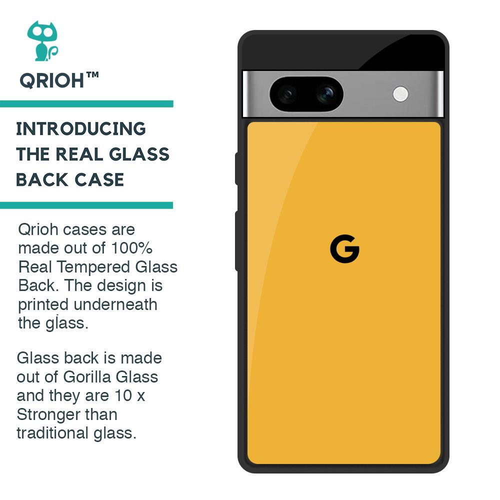 Fluorescent Yellow Glass case for Google Pixel 7A