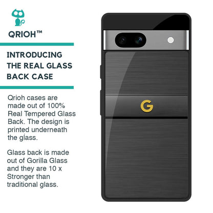 Grey Metallic Glass Case For Google Pixel 7A