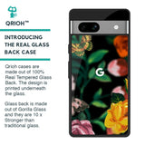 Flowers & Butterfly Glass Case for Google Pixel 7A