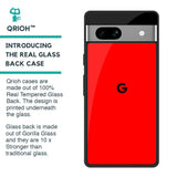 Blood Red Glass Case for Google Pixel 7A