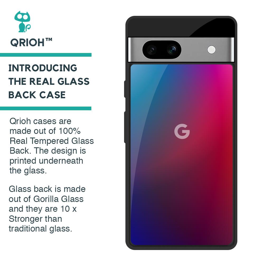 Magical Color Shade Glass Case for Google Pixel 7A