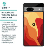Magma Color Pattern Glass Case for Google Pixel 7A
