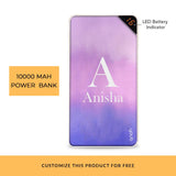 Purple Gradient Customized Power Bank